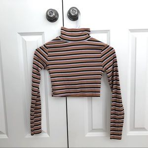 H&M Cropped Long Sleeve Turtle Neck